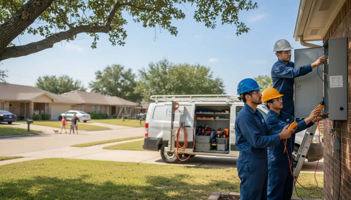 Certified electrician providing emergency electrical services in Fountainville, PA